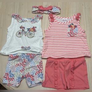 Little Lass Toddler 4-Piece Set with Headband